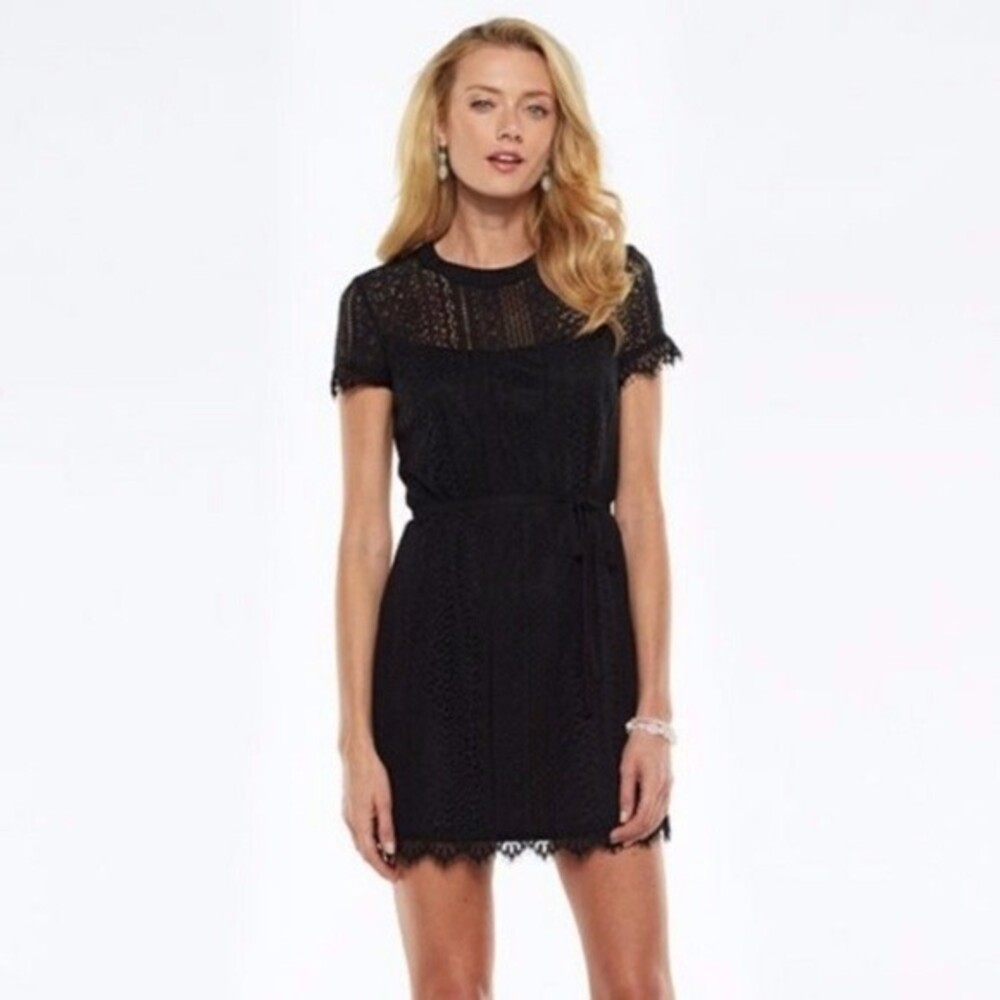 LC Lauren Conrad dress womens little black dress size 2